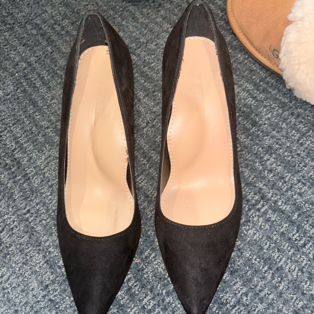 JustFAB suede pumps